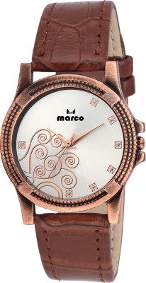 Marco ANTIQUE MR-LR 244 WHT-BRW Analog Watch  - For Women   Watches  (Marco)