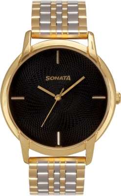 Sonata 77031BM01J Analog Watch  - For Men   Watches  (Sonata)