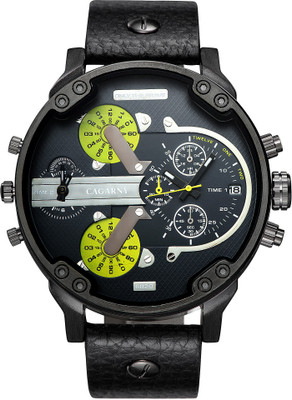 

Cagarny 6820-Black-Green Watch - For Men