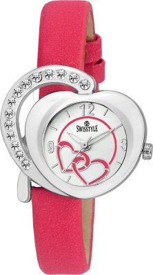 Swisstyle SS-LR330-WHT-PNK Watch  - For Women   Watches  (Swisstyle)
