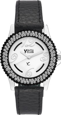 Youth Club L-WTBL Studded Blacky Fashionable Analog Watch  - For Women   Watches  (Youth Club)