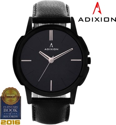 Adixion 9502NL01 New Black Strep watch with Genuine Leather Strep Analog Watch  - For Men & Women   Watches  (Adixion)