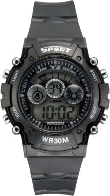 Sir Time Black Stylish Digital Watch  - For Boys   Watches  (Sir Time)