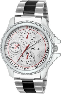 Agile AGM092 Classique Stainless steel Analog Watch  - For Men   Watches  (Agile)