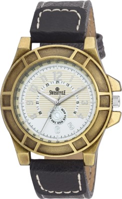 Swisstyle SS-GR909-WHT-BLK Watch  - For Men   Watches  (Swisstyle)