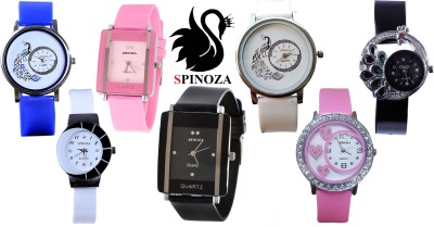 SPINOZA Diamond studded letest collaction with beautiful attractive peacock S09P12 Analog Watch  - For Women   Watches  (SPINOZA)