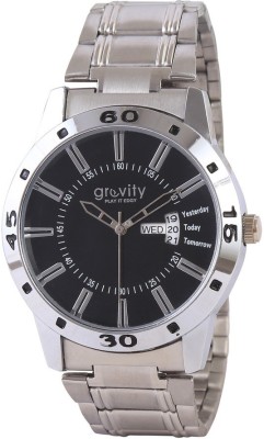 Gravity GVGXBLK21 Analog Watch  - For Men   Watches  (Gravity)