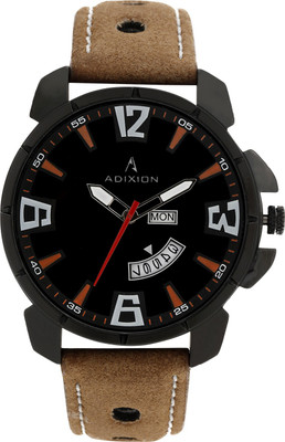 

ADIXION 3049NLB1 New Leather Black Ip watch Watch - For Men