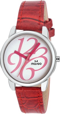 Marco ELITE MR-LR-A17 SATIN 12369 PINK Analog Watch  - For Women   Watches  (Marco)