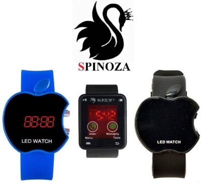 SPINOZA Blue Black apple watch for boys set of 3 watches Digital Watch  - For Boys & Girls   Watches  (SPINOZA)