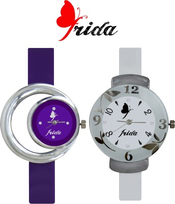 Frida New�Latest Fashion Fancy Beautiful Best Selling Qulity Multi Color looks Offer Deal Sasta Chepest Collection Designer Wrist62 Analog Watch  - For Women   Watches  (Frida)