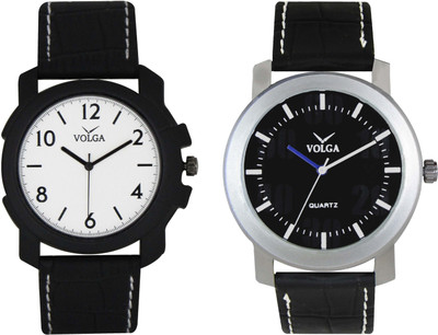 

Volga Branded Leather Quality Designer Dial Diwali Special Combo227 Designer Sport Looks WaterProof Mens Watch Watch - For Men