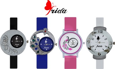 Frida Beautiful Designer Navratri Diwali Special Best offer10 Colorfull Analog Watch  - For Women   Watches  (Frida)
