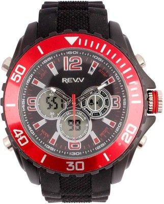 Revv GI8203WBLACKREDBLACK Analog-Digital Watch  - For Men   Watches  (Revv)