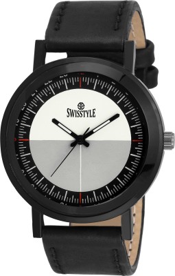 Swisstyle SS-GR819-WHT-BLK Watch  - For Men   Watches  (Swisstyle)