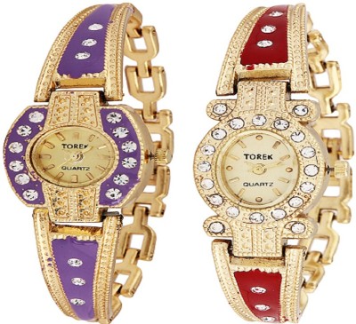 Torek Luxury combo5574 Analog Watch  - For Women   Watches  (Torek)