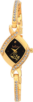 BRITTON BR-LSQ037-BLK-GLD Watch - For Women
