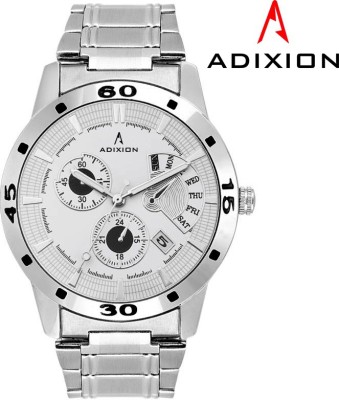 Adixion 9519SMC3 New Chronograph Pattern Stainless Steel Bracelet Watch Analog Watch  - For Men & Women   Watches  (Adixion)
