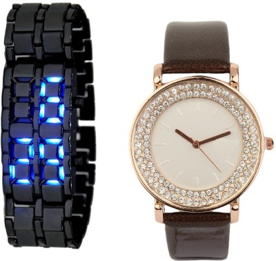 COSMIC DIAMOND LED - 0164 DIAMOND LED Analog-Digital Watch  - For Men & Women   Watches  (COSMIC)
