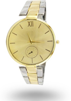 Style Feathers Rosra Gold Silver Golddial New Analog Watch  - For Men & Women   Watches  (Style Feathers)