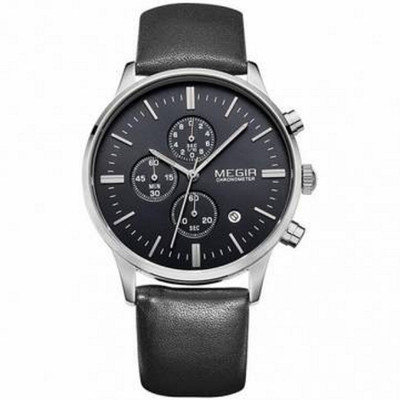 

Megir Gadin-2011-Black Chrono Executive Watch - For Men