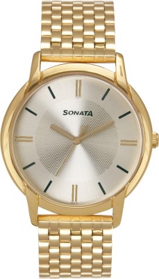 Sonata 77031YM07J Analog Watch  - For Men   Watches  (Sonata)