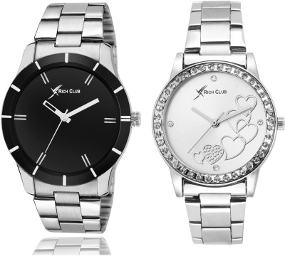 Rich Club Conquest Couple Silver Modish Watch  - For Couple   Watches  (Rich Club)