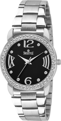 Swisstyle SS-LR098-BLK-CH Watch  - For Girls   Watches  (Swisstyle)