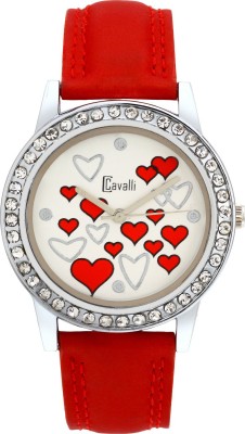 Cavalli CW090 Red Designer Trendy Analog Watch  - For Women   Watches  (Cavalli)
