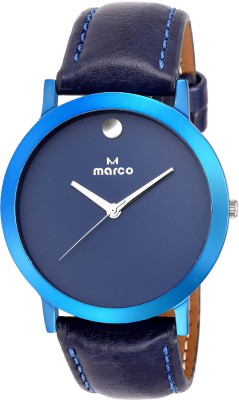 Marco SLIM n ELITE 003 ALL BLUE Analog Watch  - For Men   Watches  (Marco)
