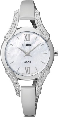 Seiko SUP213P1 Solar Analog Watch  - For Women   Watches  (Seiko)