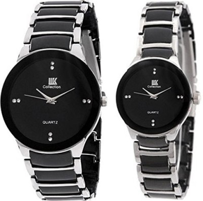 IIK Collection Silver Black- 18 Analog Watch  - For Women   Watches  (IIK Collection)