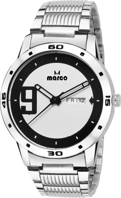 Marco DAY N DATE MR-GR3008-WHTBLK-CH ELITE CLASS Analog Watch  - For Men   Watches  (Marco)