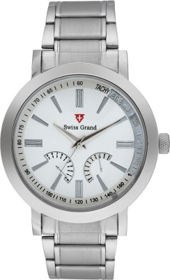 Swiss Grand Sg-1096_white Grand Analog Watch  - For Men   Watches  (Swiss Grand)