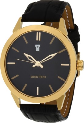 Swiss Trend ST2073 Golden Desginer Watch  - For Men   Watches  (Swiss Trend)