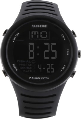 Sunroad FR7200 5ATM Waterproof Altimeter Fishing Barometer Weather Forecast Digital Watch  - For Men & Women   Watches  (Sunroad)