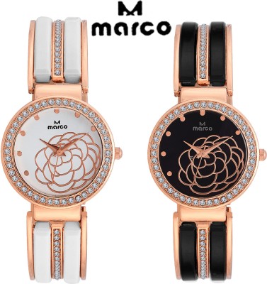 Marco jewels ladies 227 gold combo Analog Watch  - For Women   Watches  (Marco)