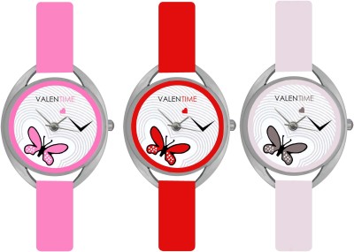 Valentime Branded New Latest Designer Deal Colorfull Stylish Girl Ladies36 49 Feb LOVE Couple Analog Watch  - For Girls   Watches  (Valentime)