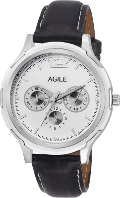 Agile AGM066 Chrono Pattern Dial Analog Watch  - For Men   Watches  (Agile)