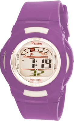 Vizion 8522-8PURPLE Cold Light Digital Watch  - For Boys   Watches  (Vizion)