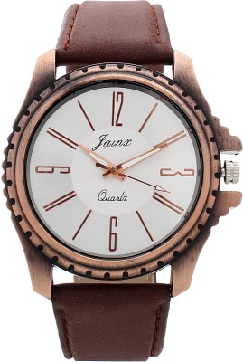 Jainx JM162 Copper White Dial Analog Watch  - For Men   Watches  (Jainx)