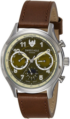 

Swiss Eagle SE-9092LS-SS-07 Watch - For Men