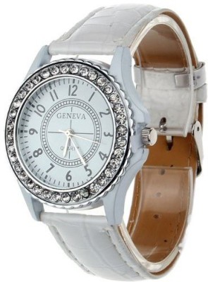 Delite Geneva Rhinestone gems dial Watch  - For Women   Watches  (Delite)