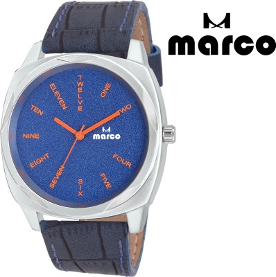 Marco elite mr-gr 2005-blu-blu Analog Watch  - For Men   Watches  (Marco)