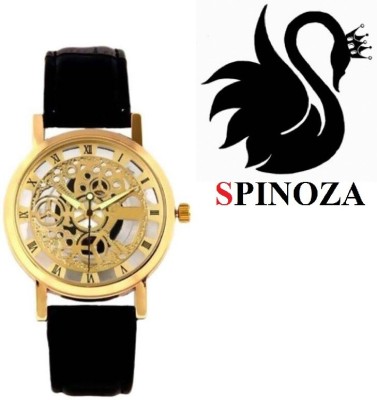 SPINOZA Black belt open dial macanical watch Analog Watch  - For Boys   Watches  (SPINOZA)