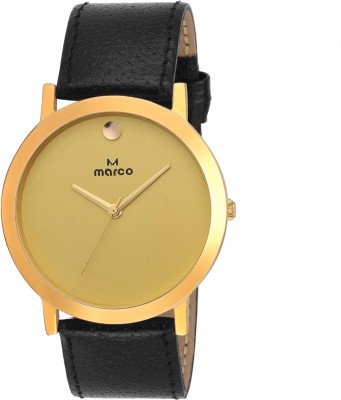 Marco SLIM n ELITE 003 GOLD Analog Watch  - For Men   Watches  (Marco)