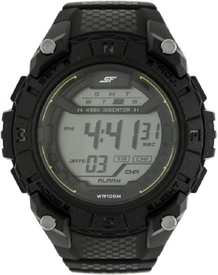 SF by Sonata Carbon Series Black Dial Digital Watch for Men-NF77054PP02J Digital Watch  - For Boys   Watches  (SF)