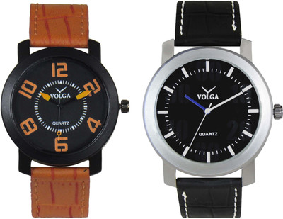 

Volga Branded Leather Quality Designer Dial Diwali Special Combo409 Designer Sport Looks WaterProof Mens Watch Watch - For Men