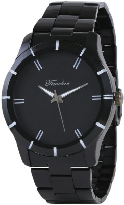 Timebre MXBLK256-5 Black Steel Alloy Watch  - For Men   Watches  (Timebre)