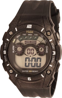 Vizion 8015039-1BLACK Sports Series Digital Watch  - For Men   Watches  (Vizion)